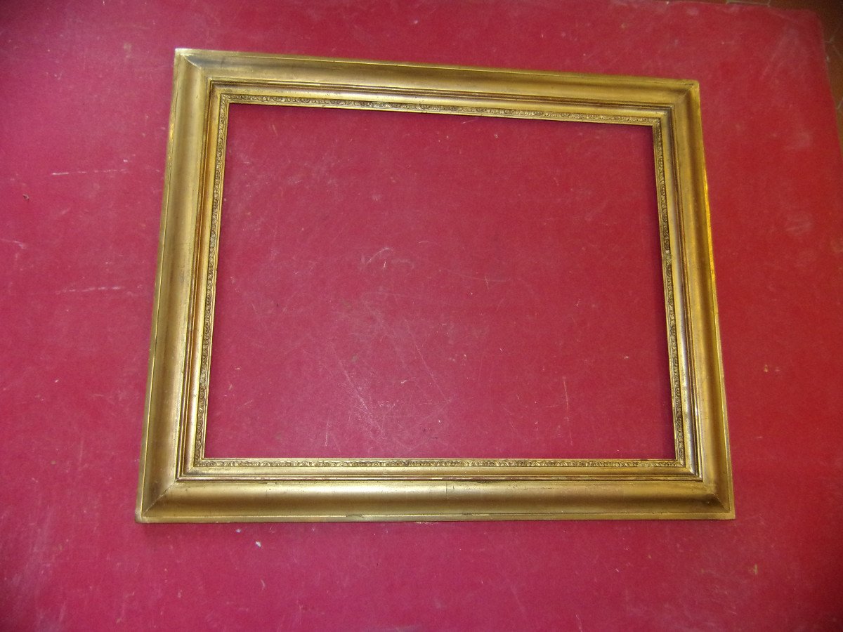 19th Century Frame, In Gilded Wood.