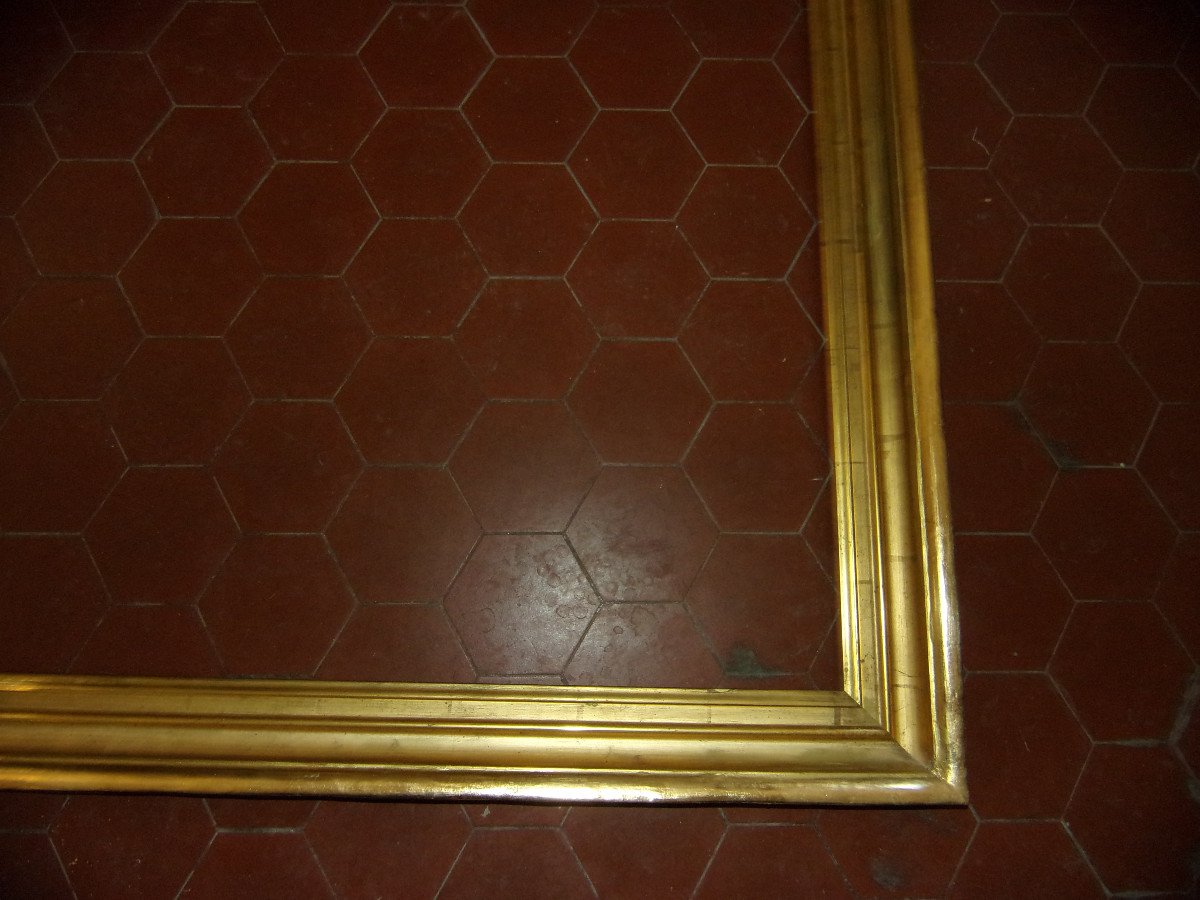 19th Century Frame, In Gilded Wood.-photo-4