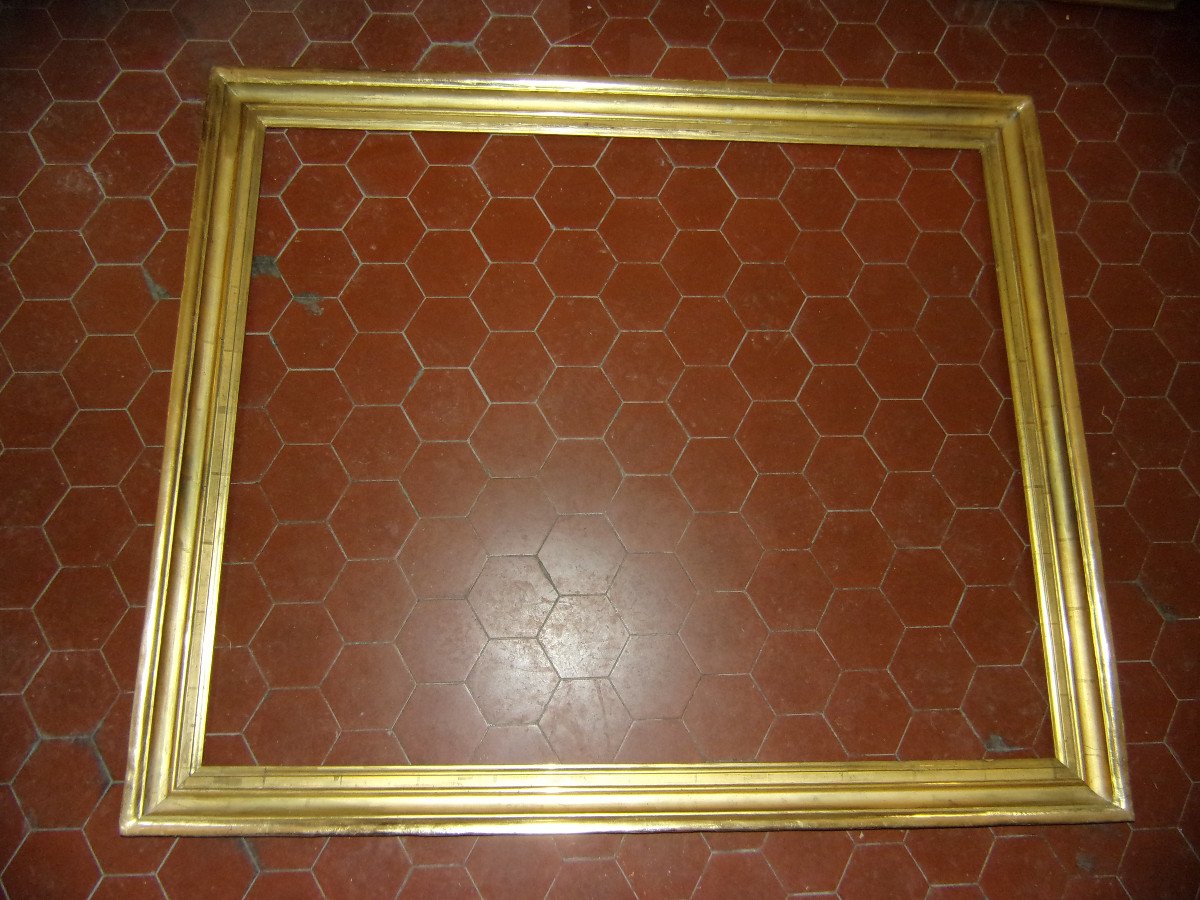 19th Century Frame, In Gilded Wood.