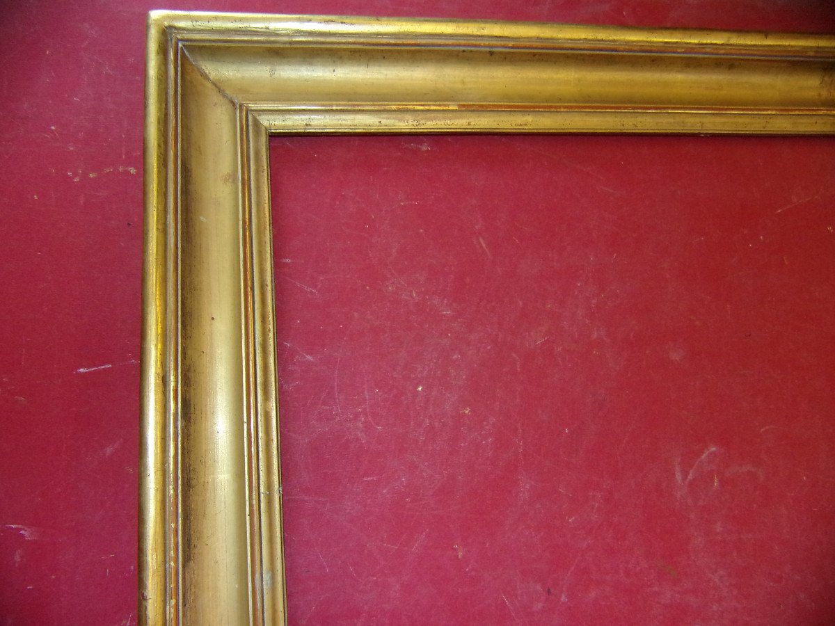 19th Century Frame, In Gilded Wood.-photo-2