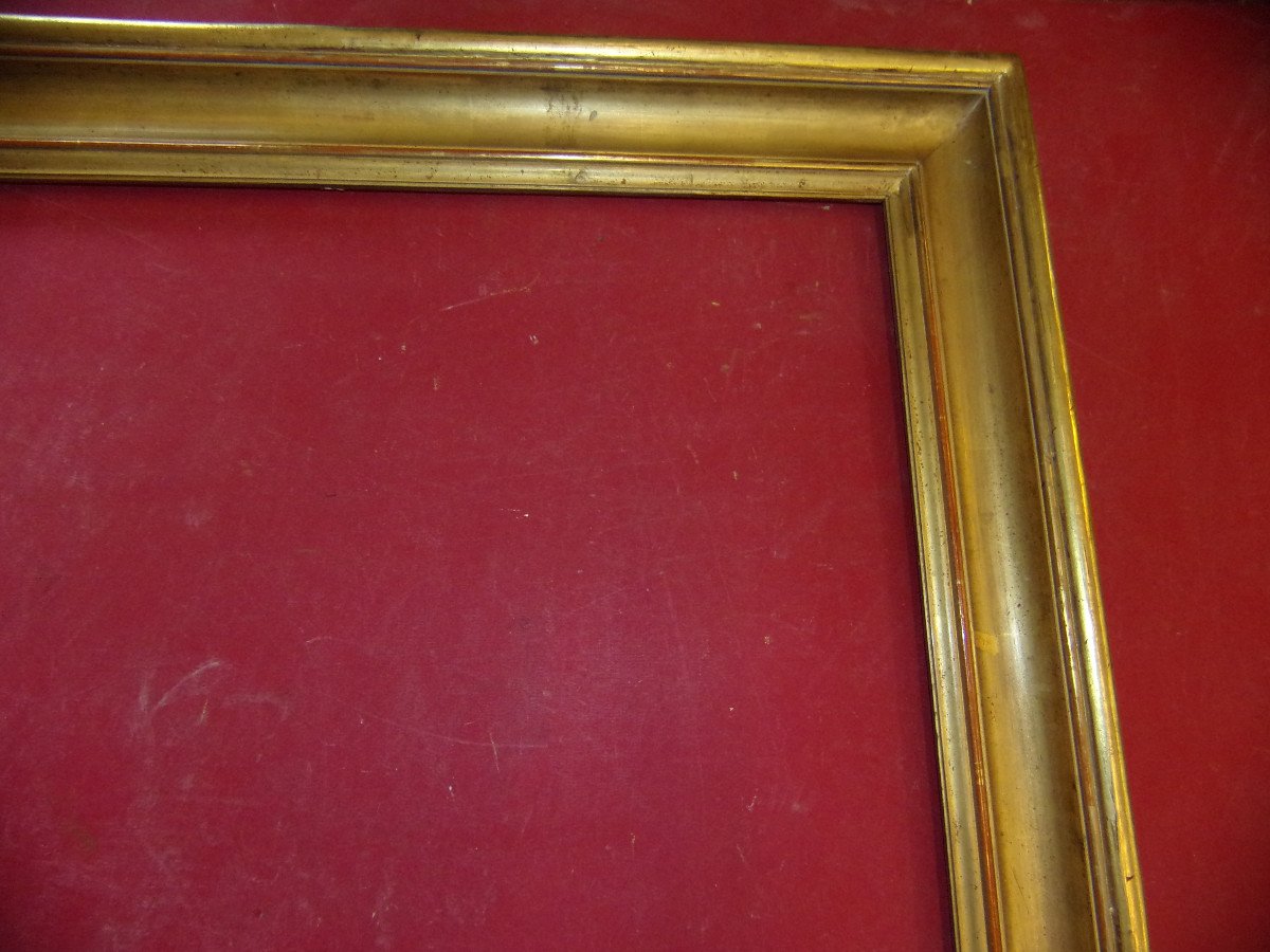 19th Century Frame, In Gilded Wood.-photo-3