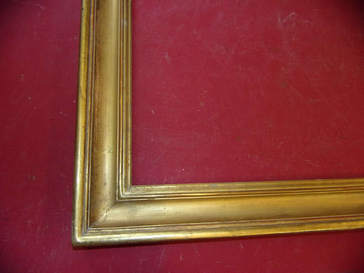 19th Century Frame, In Gilded Wood.-photo-1