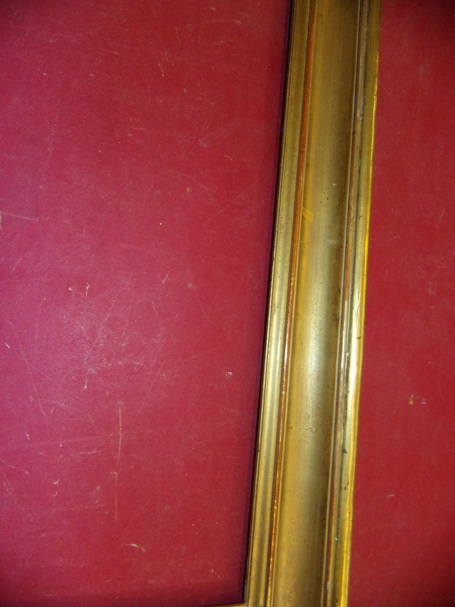 19th Century Frame, In Gilded Wood.-photo-2