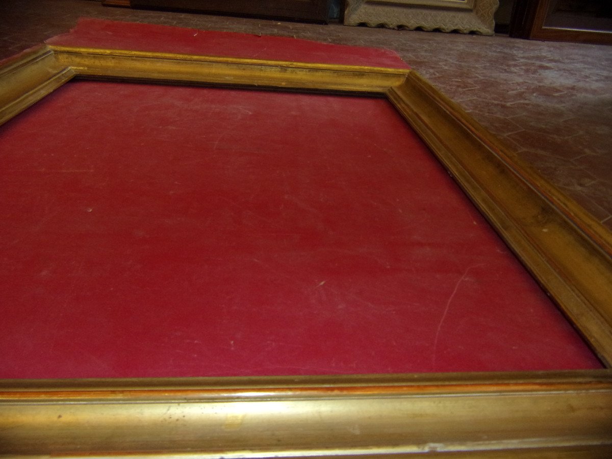 19th Century Frame, In Gilded Wood.-photo-3