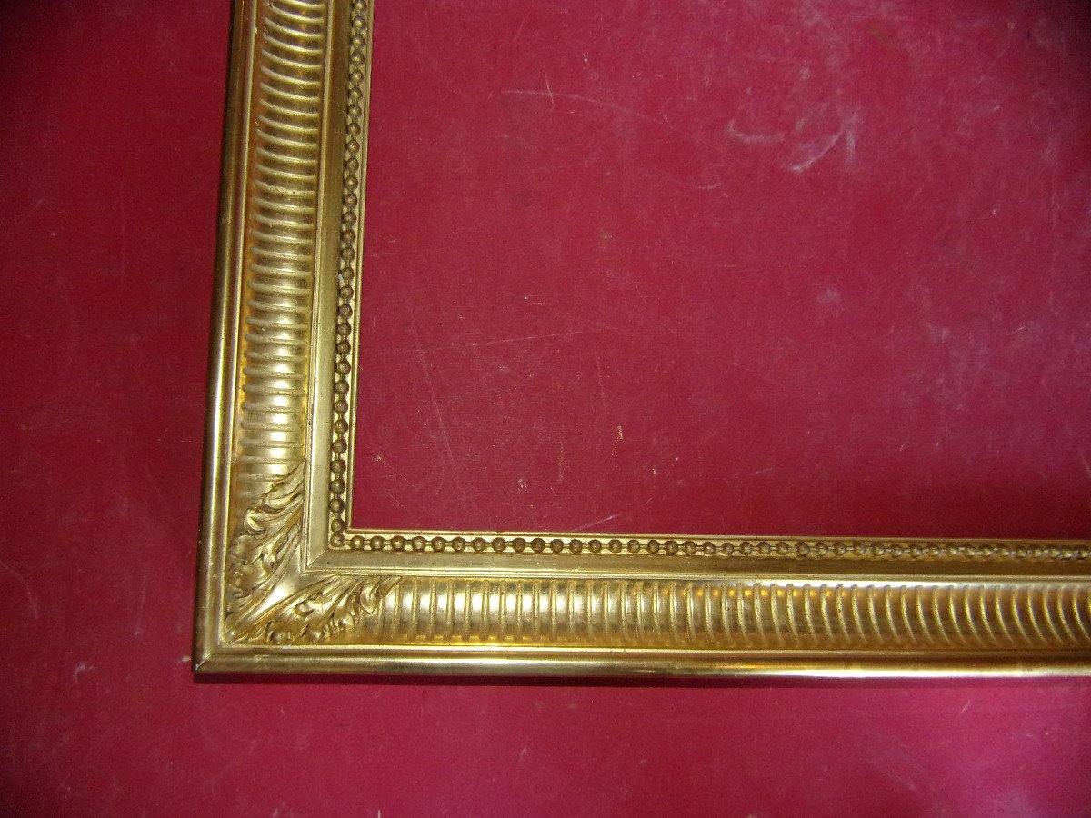 19th Century Frame, In Gilded Wood.-photo-1