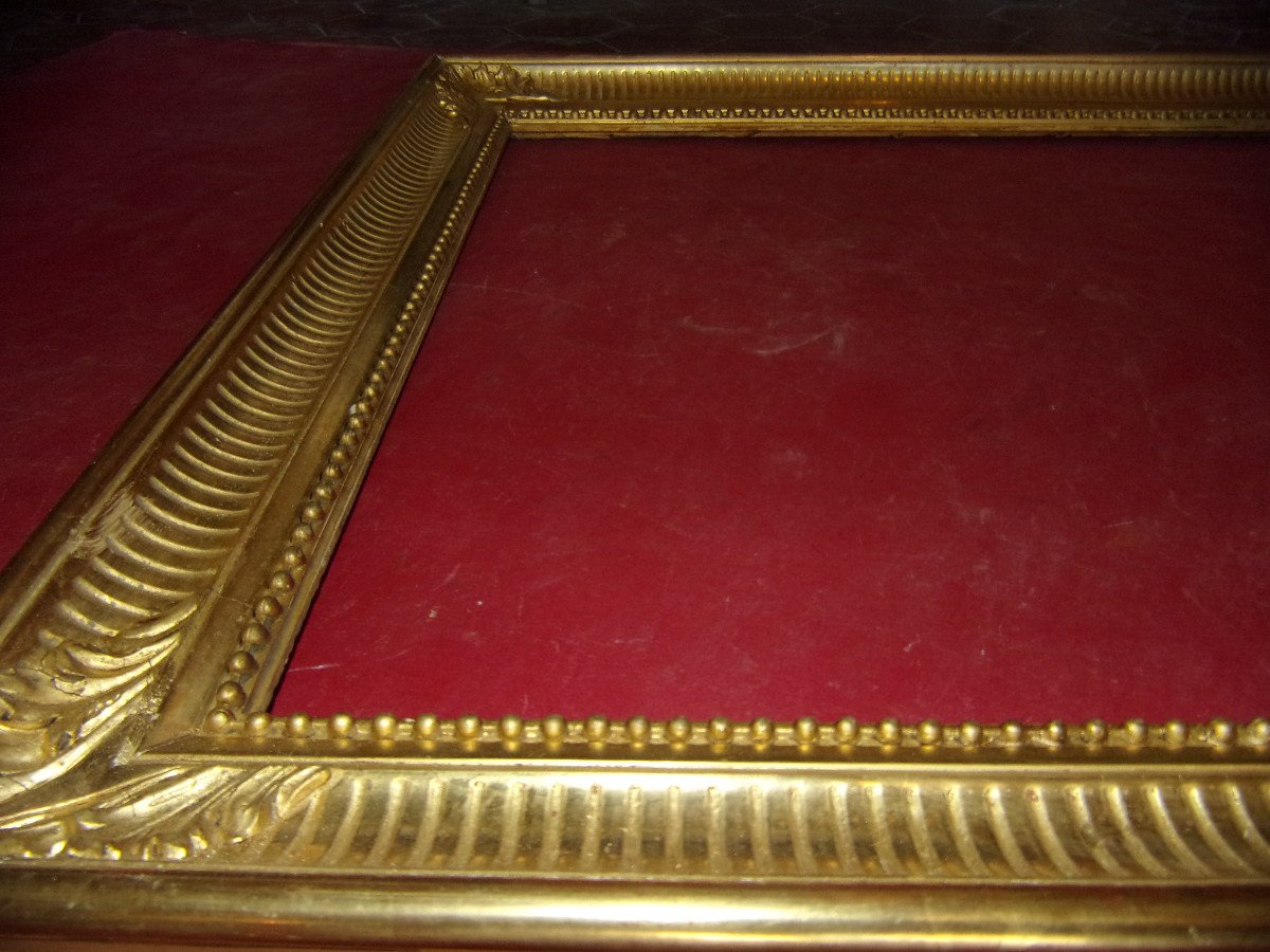 19th Century Frame, In Gilded Wood.-photo-3