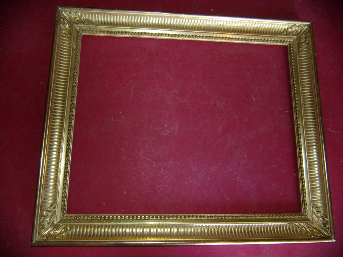 19th Century Frame, In Gilded Wood.