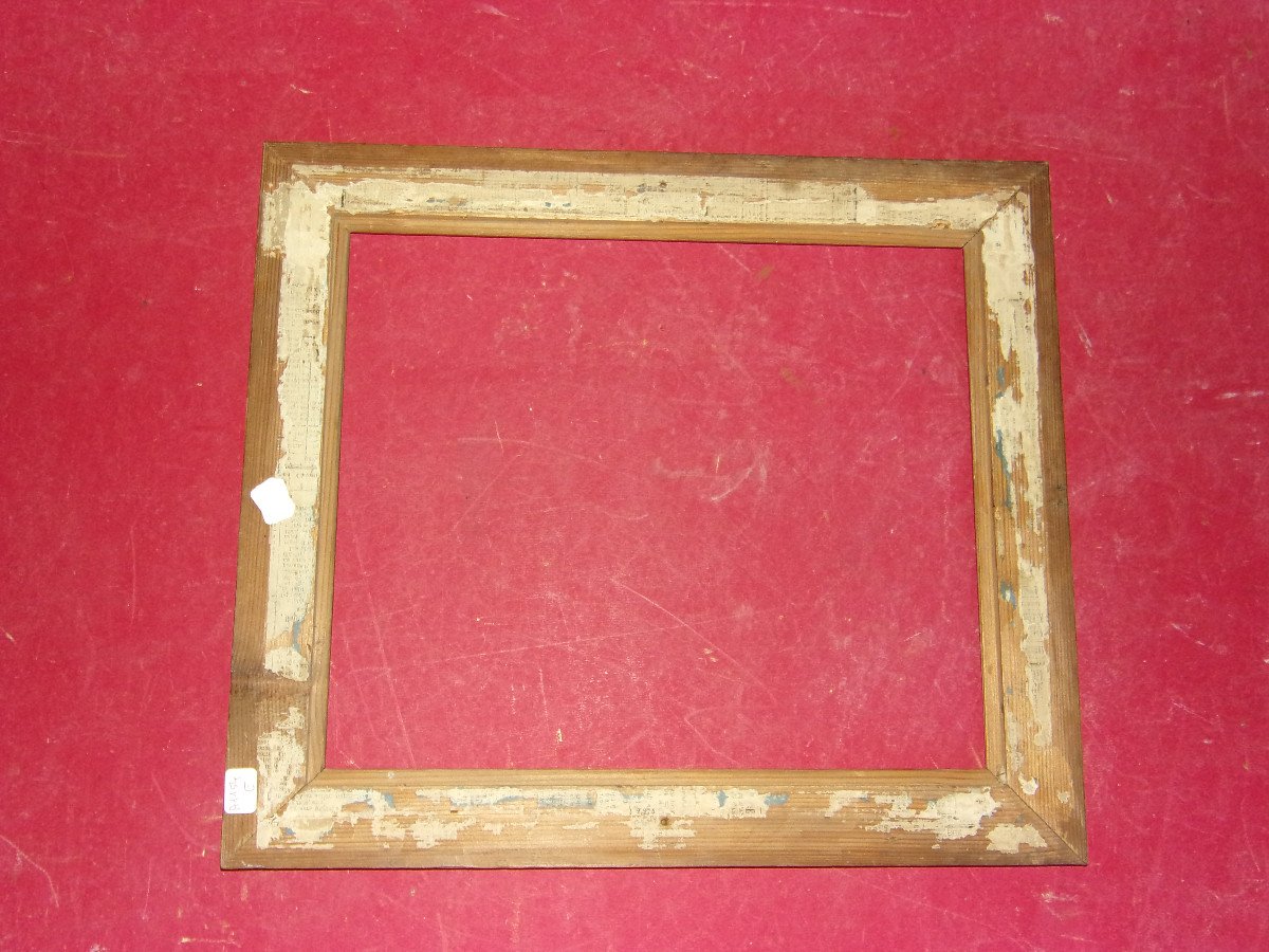 Pitchpin Wooden Frame, 19th Century.-photo-4