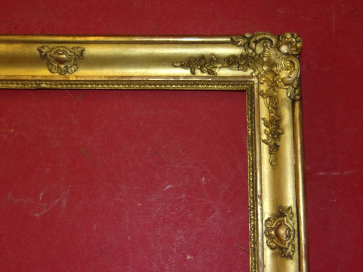 19th Century Frame, In Gilded Wood.-photo-3