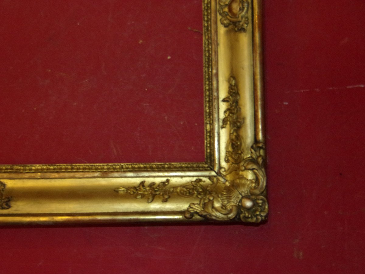 19th Century Frame, In Gilded Wood.-photo-4