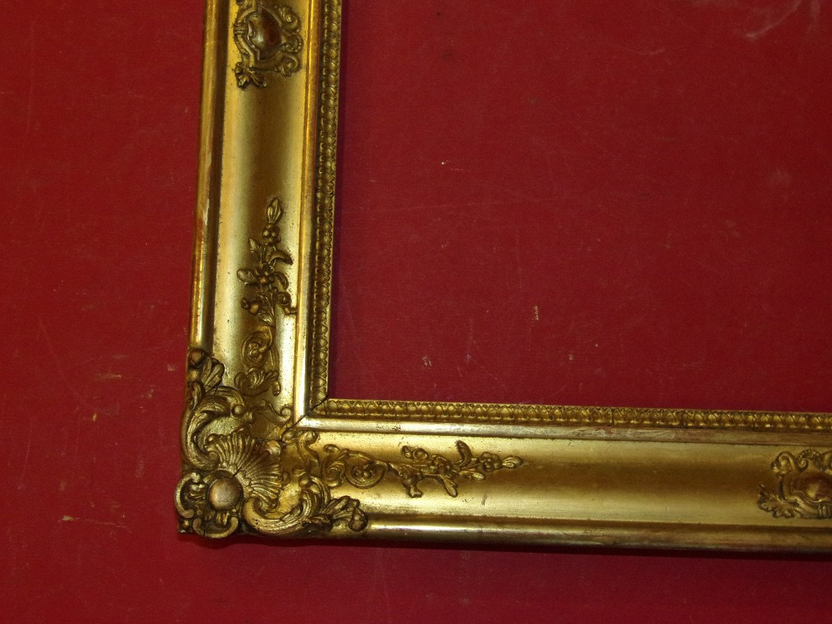 19th Century Frame, In Gilded Wood.-photo-1