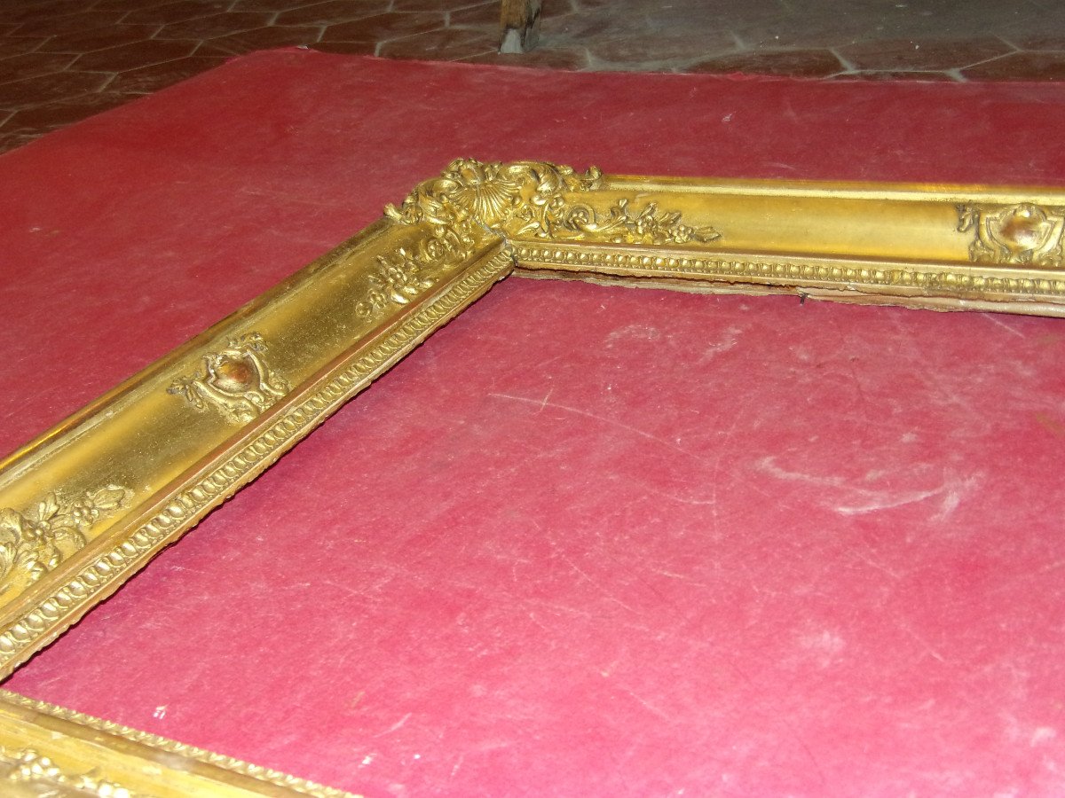 19th Century Frame, In Gilded Wood.-photo-3