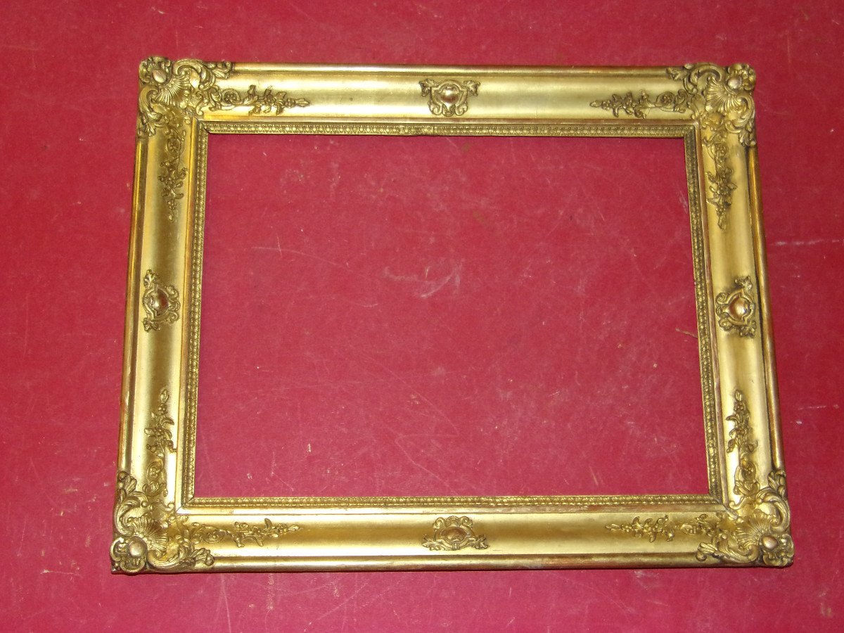 19th Century Frame, In Gilded Wood.