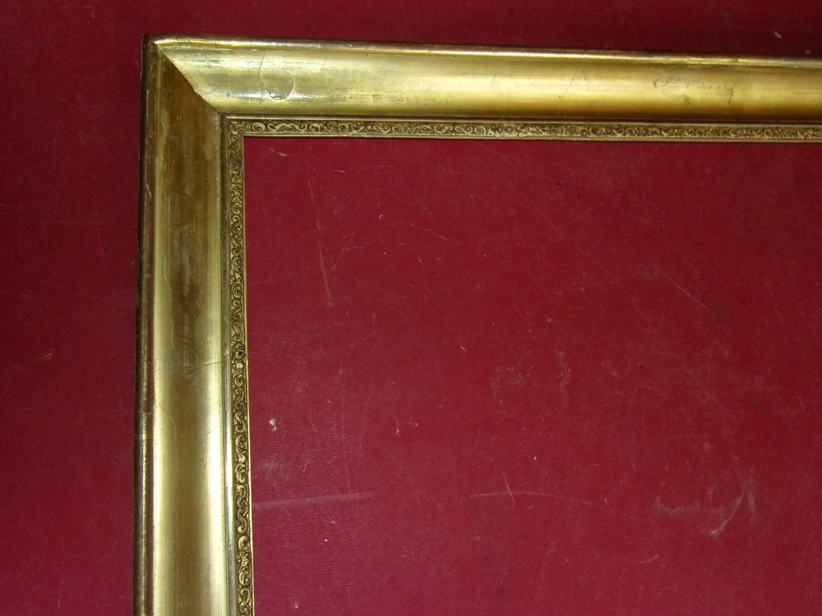 19th Century Frame, In Gilded Wood.-photo-2