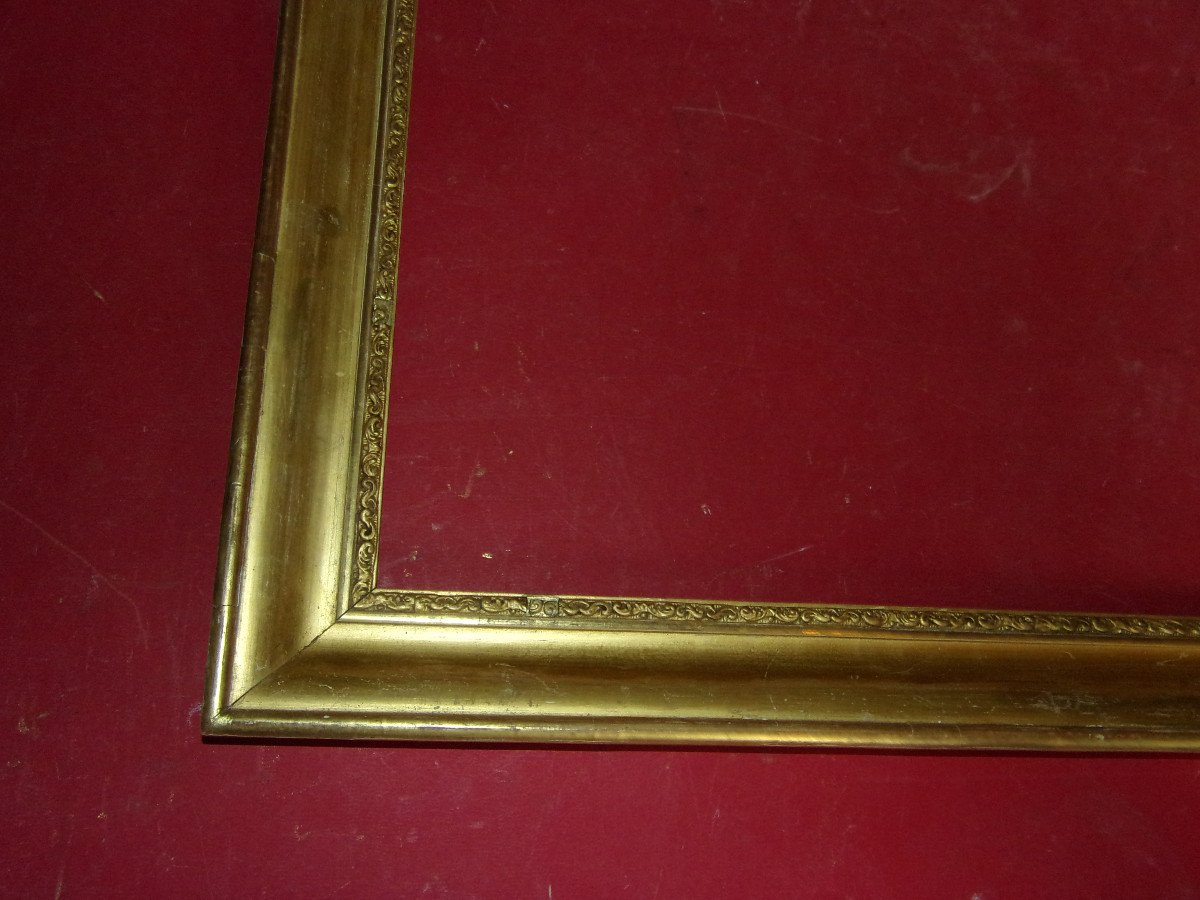 19th Century Frame, In Gilded Wood.-photo-1