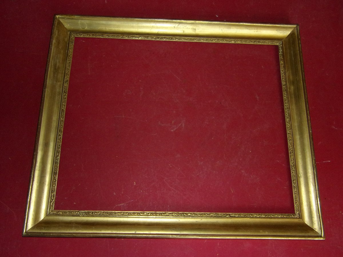 19th Century Frame, In Gilded Wood.