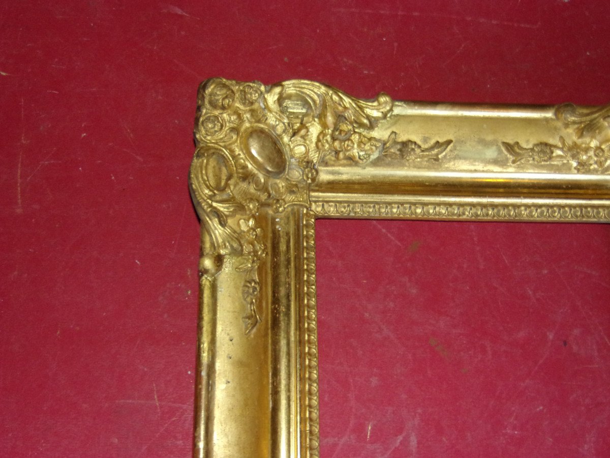 19th Century Frame, In Gilded Wood.-photo-2