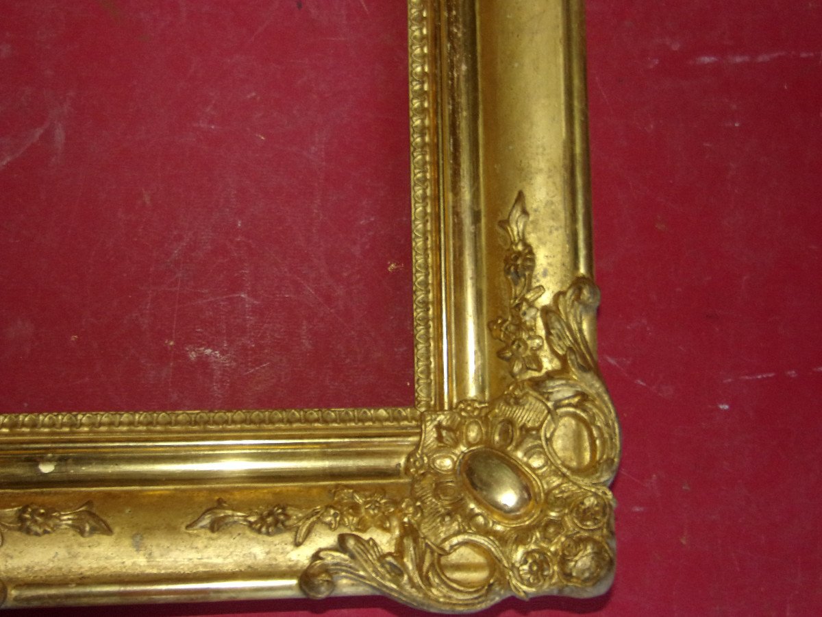 19th Century Frame, In Gilded Wood.-photo-4