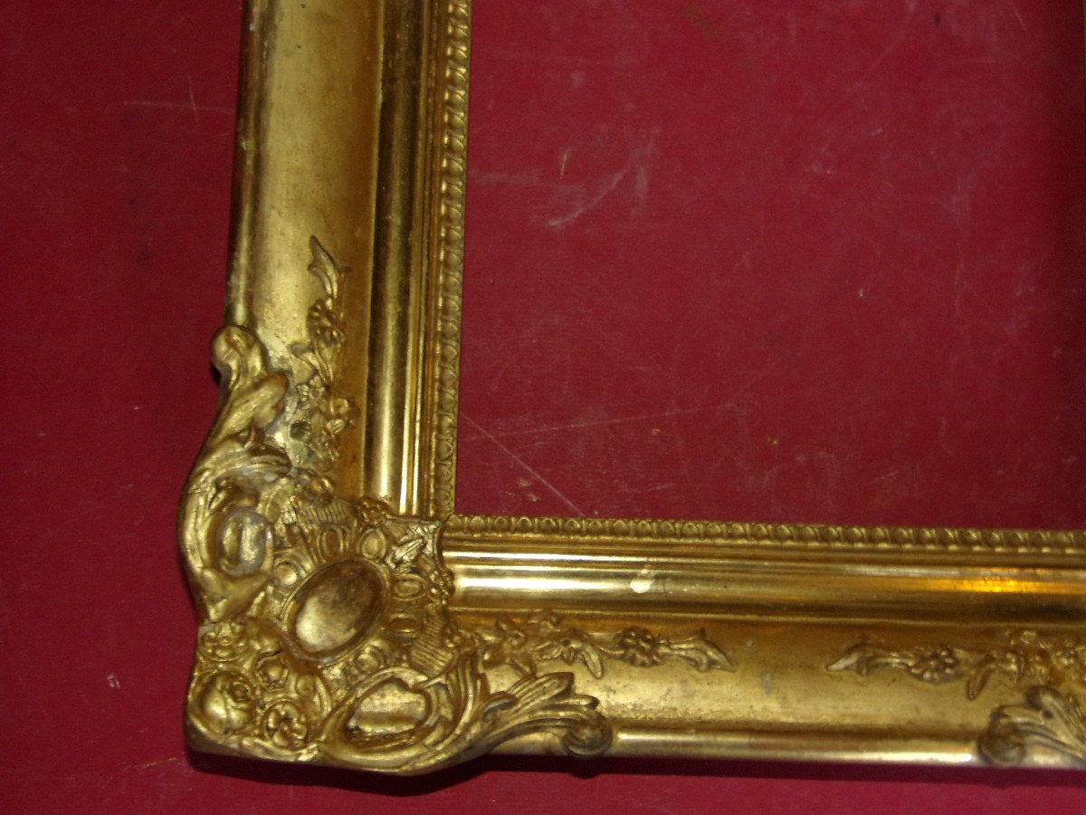 19th Century Frame, In Gilded Wood.-photo-1