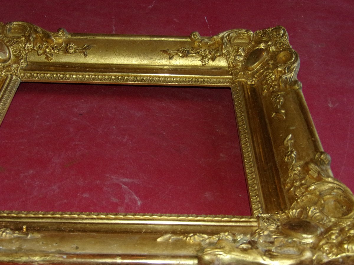 19th Century Frame, In Gilded Wood.-photo-3