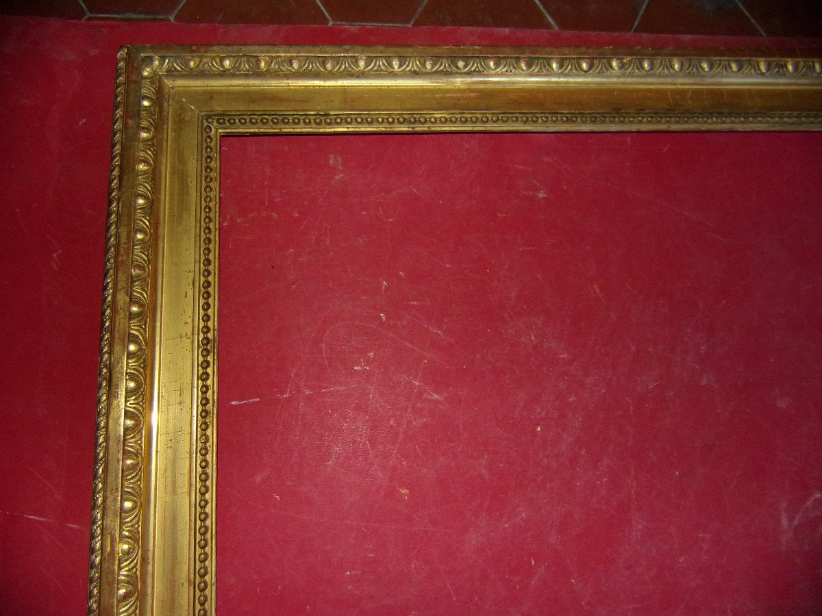 19th Century Frame, In Gilded Wood.-photo-2