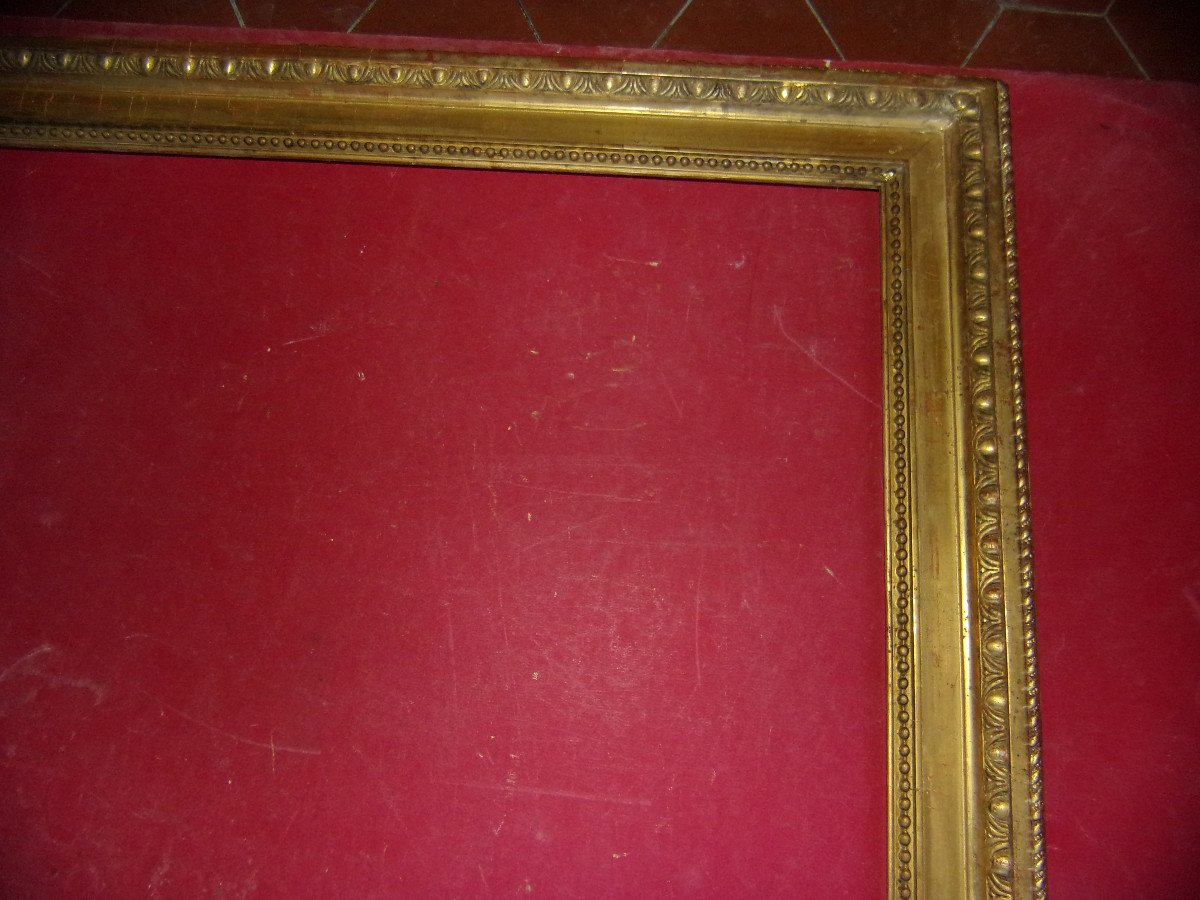 19th Century Frame, In Gilded Wood.-photo-3