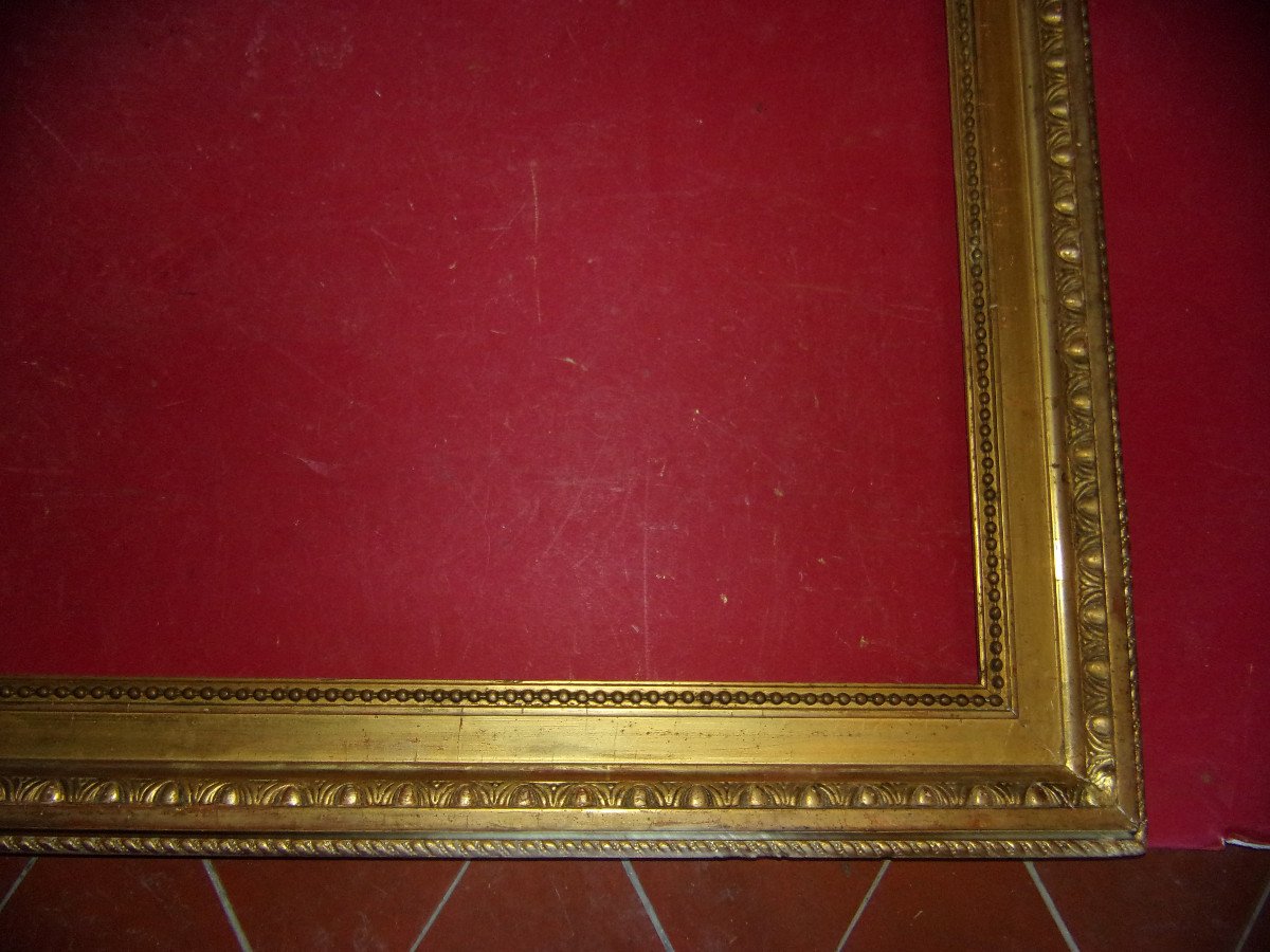 19th Century Frame, In Gilded Wood.-photo-4