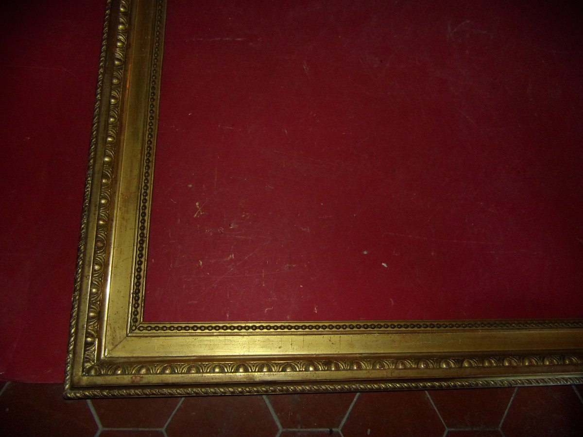 19th Century Frame, In Gilded Wood.-photo-1