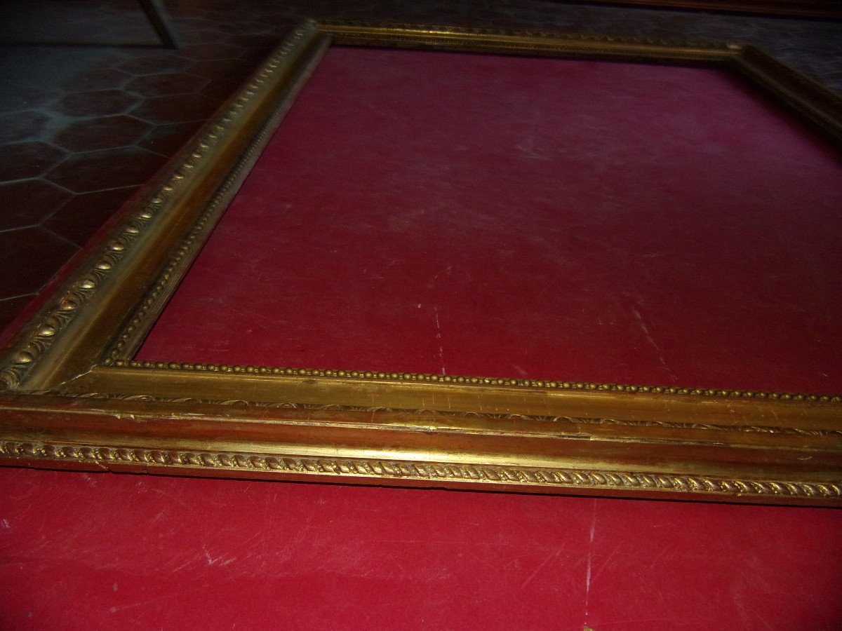 19th Century Frame, In Gilded Wood.-photo-3