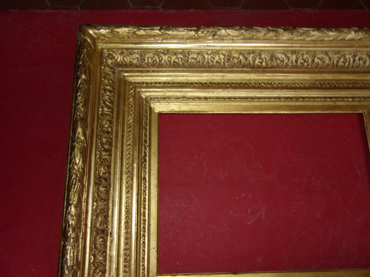 19th Century Frame, In Gilded Wood.-photo-2