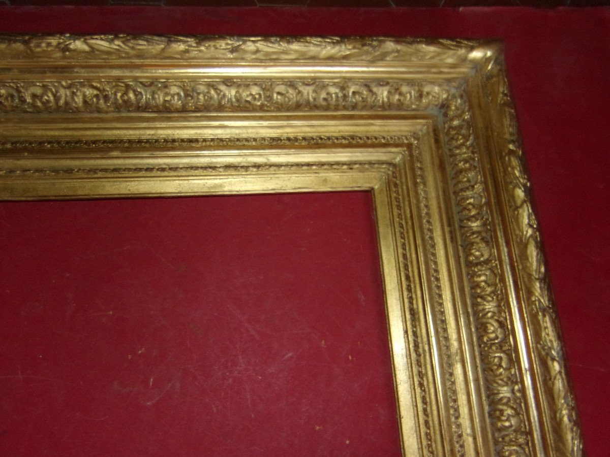 19th Century Frame, In Gilded Wood.-photo-3