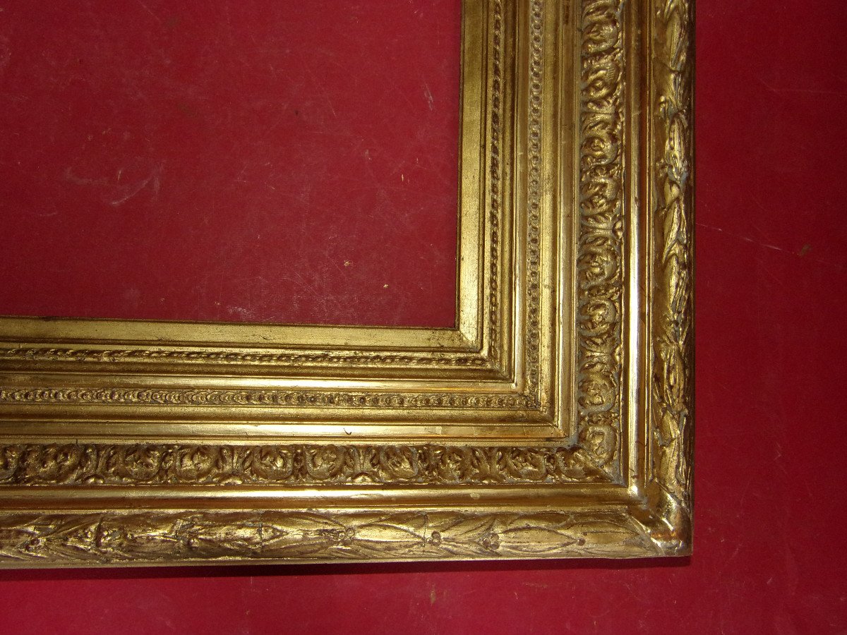 19th Century Frame, In Gilded Wood.-photo-4