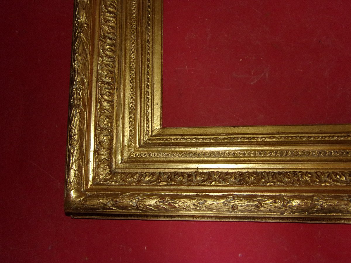 19th Century Frame, In Gilded Wood.-photo-1