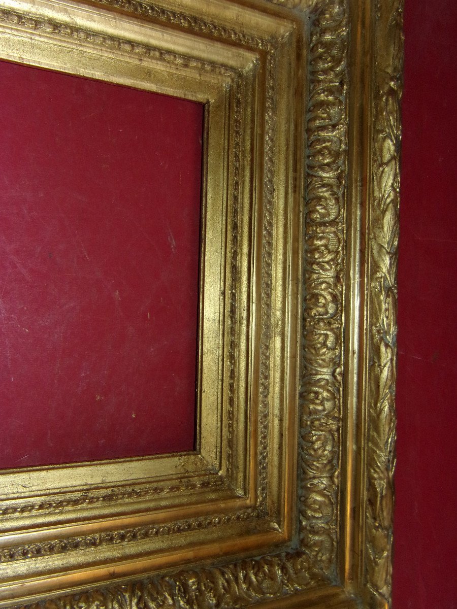 19th Century Frame, In Gilded Wood.-photo-3