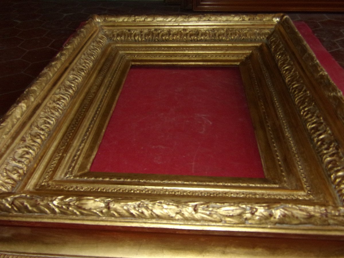 19th Century Frame, In Gilded Wood.-photo-4