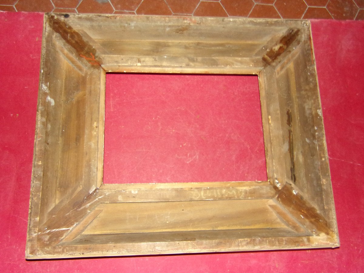 19th Century Frame, In Gilded Wood.-photo-5