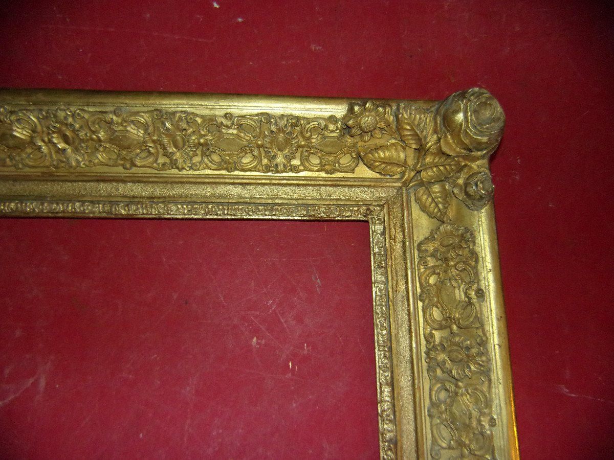 19th Century Frame, In Gilded Wood.-photo-3