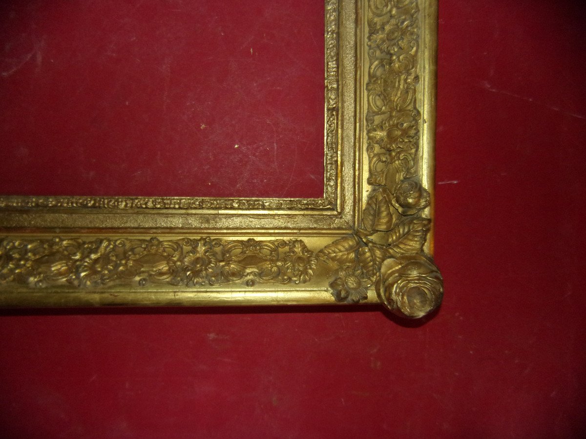 19th Century Frame, In Gilded Wood.-photo-4