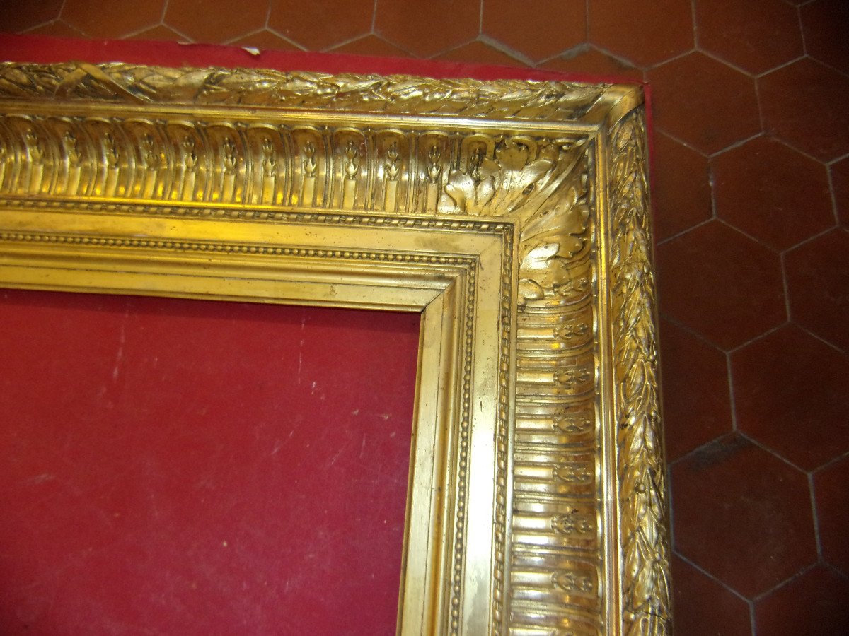  19th Century Frame, In Gilded Wood.-photo-2