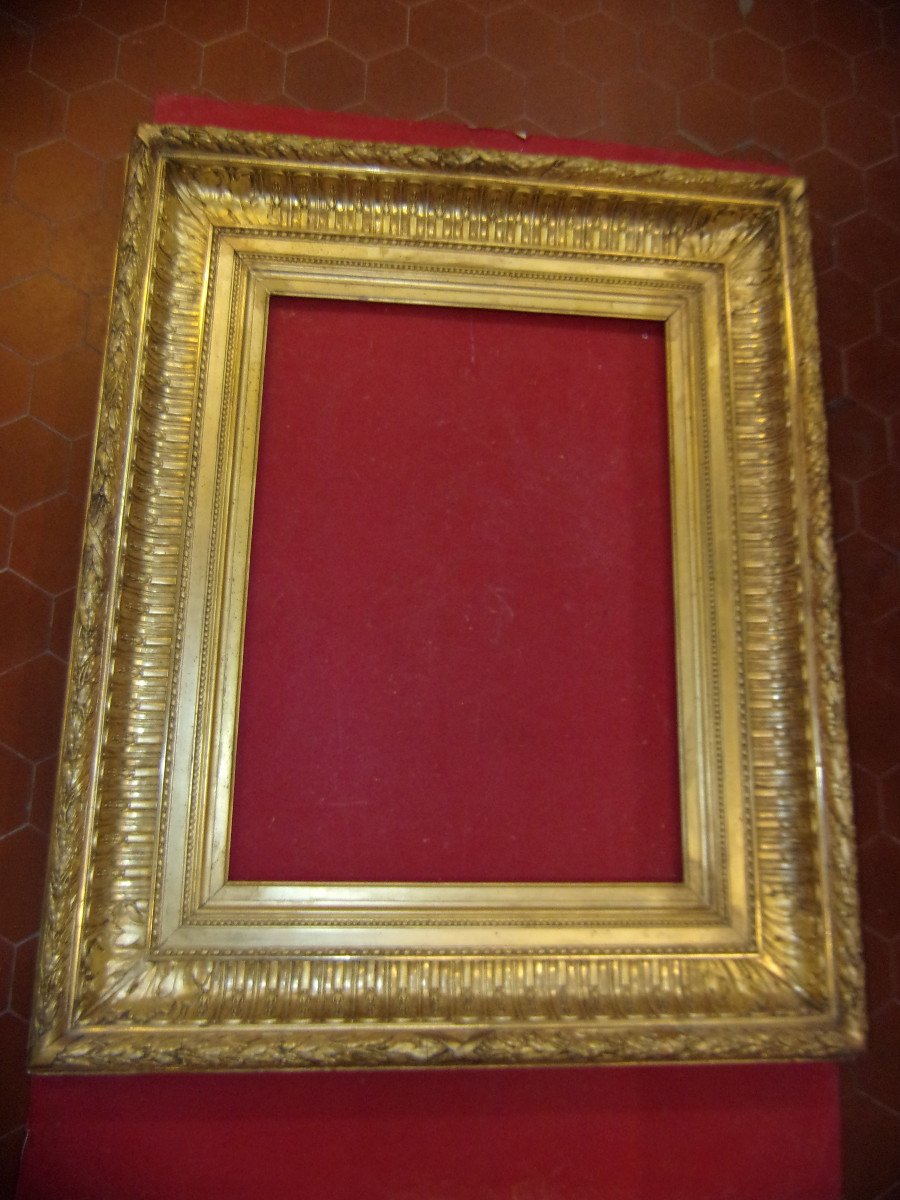  19th Century Frame, In Gilded Wood.