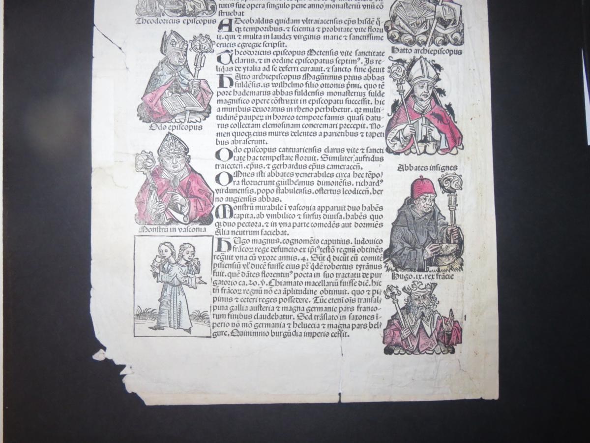 Page d'Un Incunable, époque XV ème.-photo-3