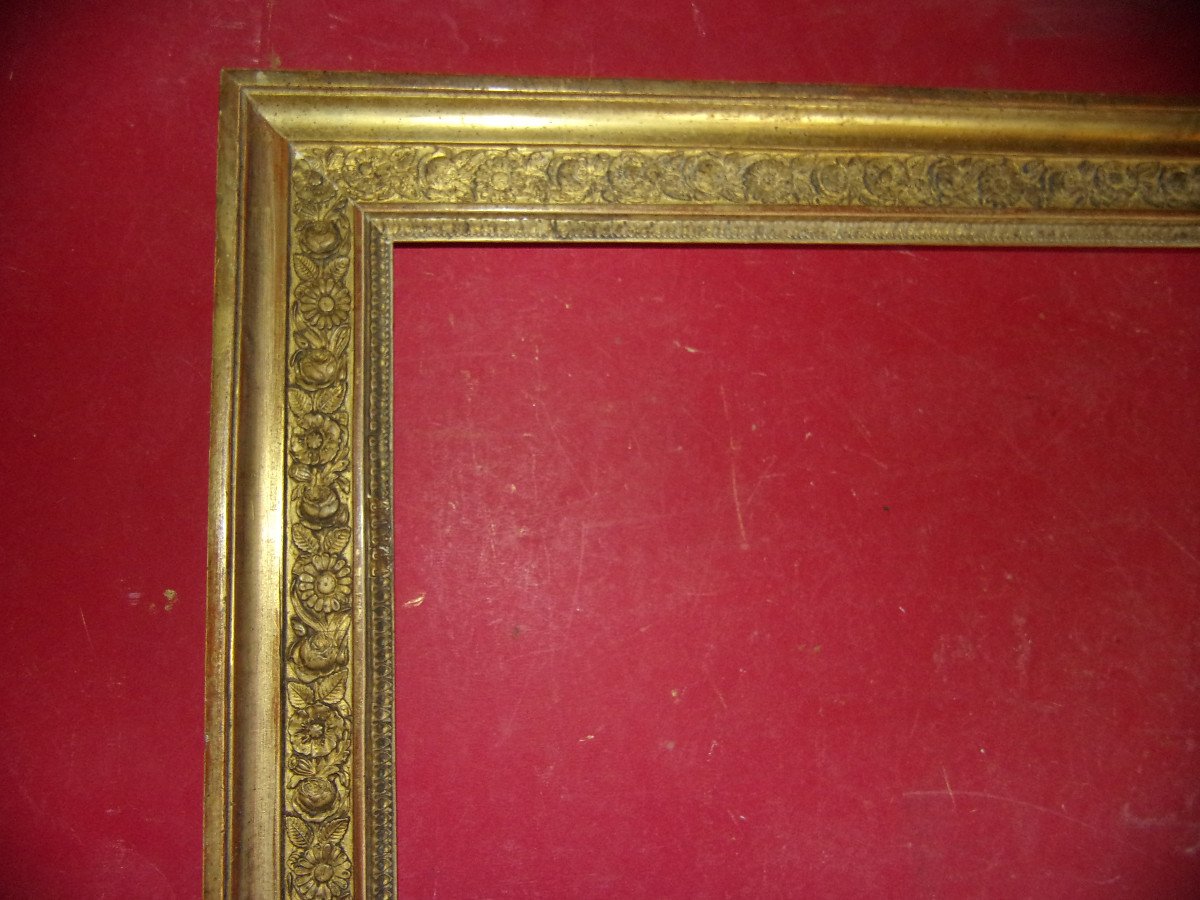 19th Century Frame, In Gilded Wood.-photo-2