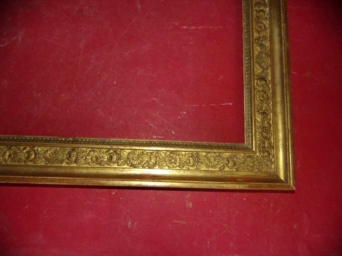 19th Century Frame, In Gilded Wood.-photo-4