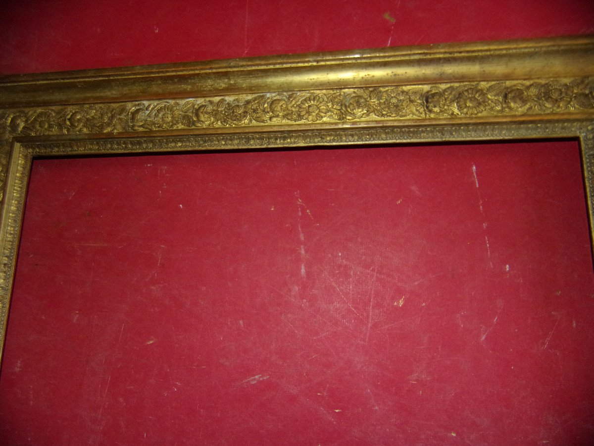 19th Century Frame, In Gilded Wood.-photo-2