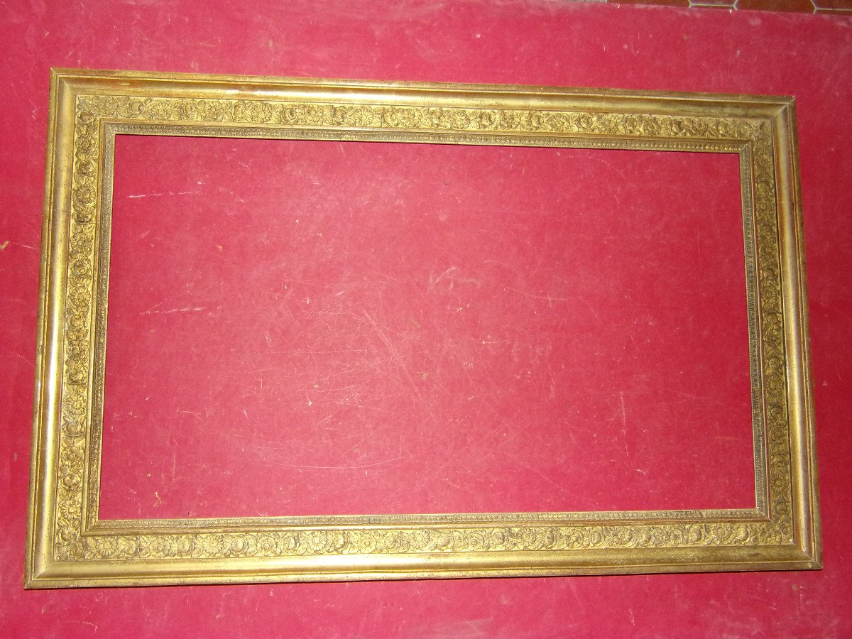 19th Century Frame, In Gilded Wood.