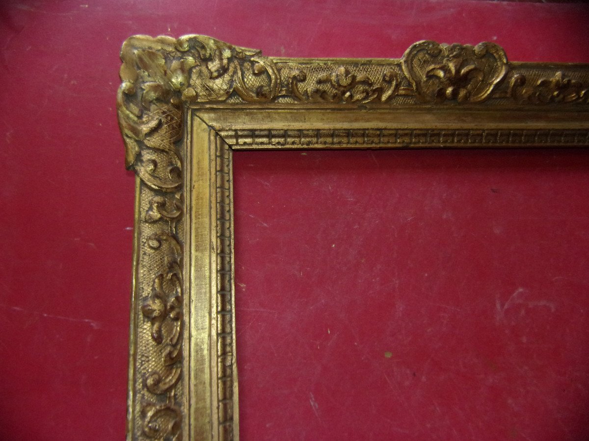 19th Century Frame, In Gilded Wood.-photo-2