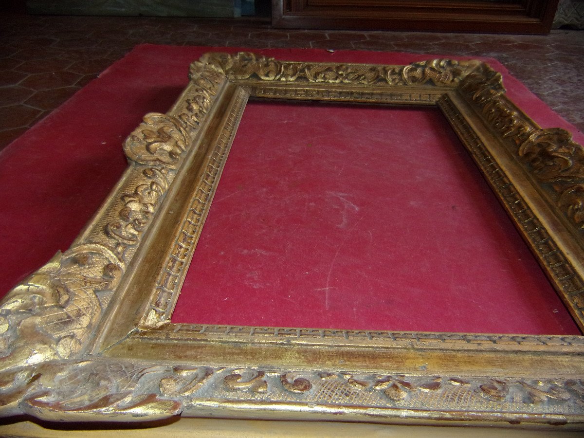 19th Century Frame, In Gilded Wood.-photo-2