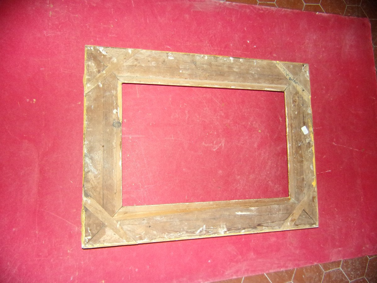 19th Century Frame, In Gilded Wood.-photo-3