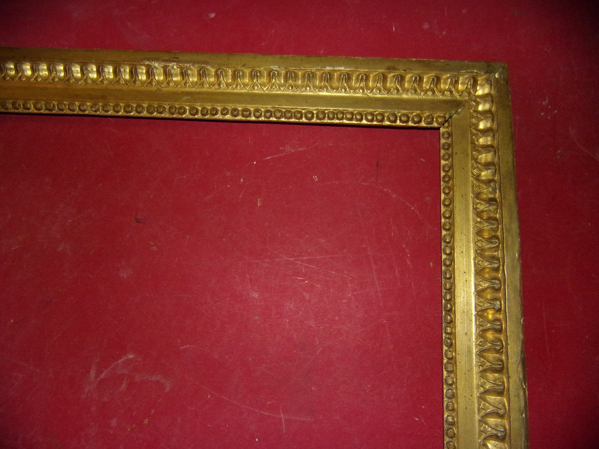 18th Century Frame, Louis XVI, In Gilded Wood.-photo-3