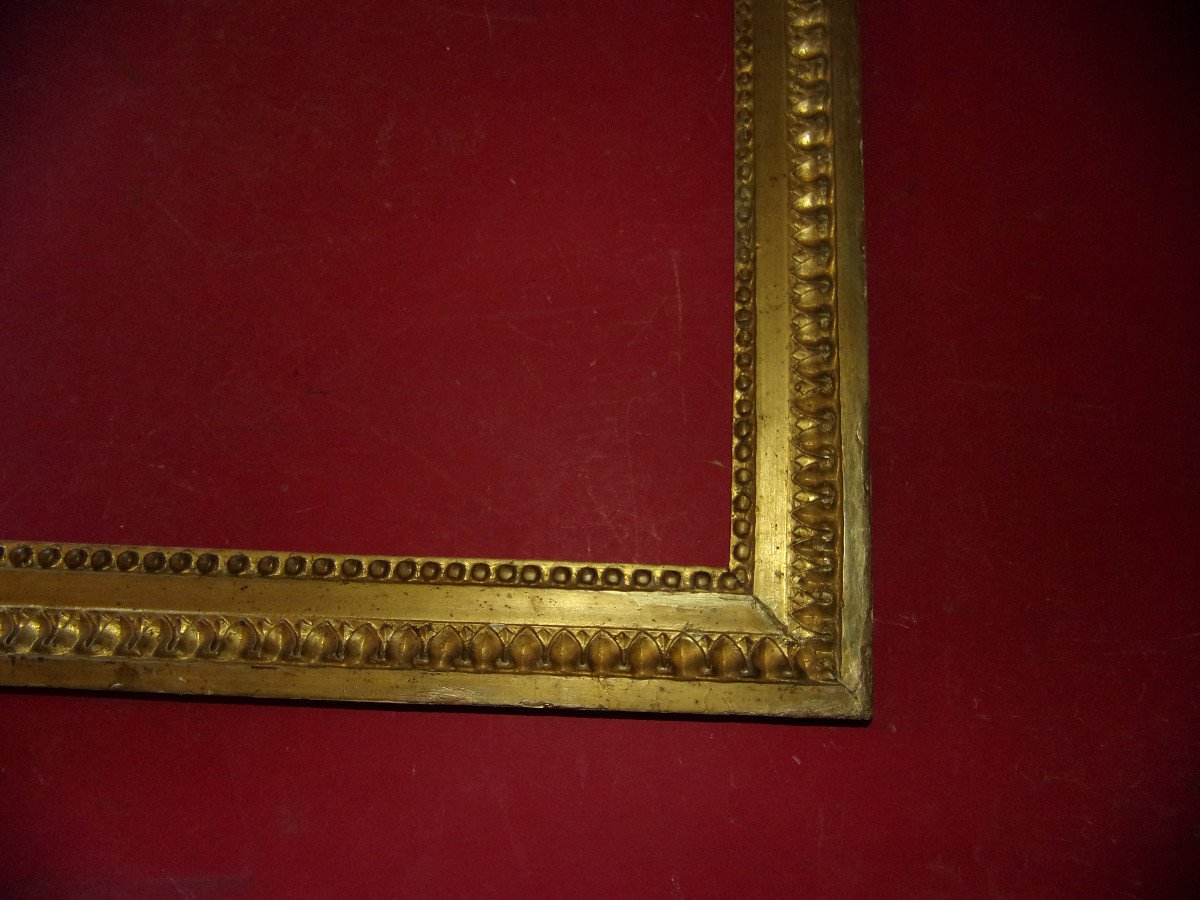 18th Century Frame, Louis XVI, In Gilded Wood.-photo-4